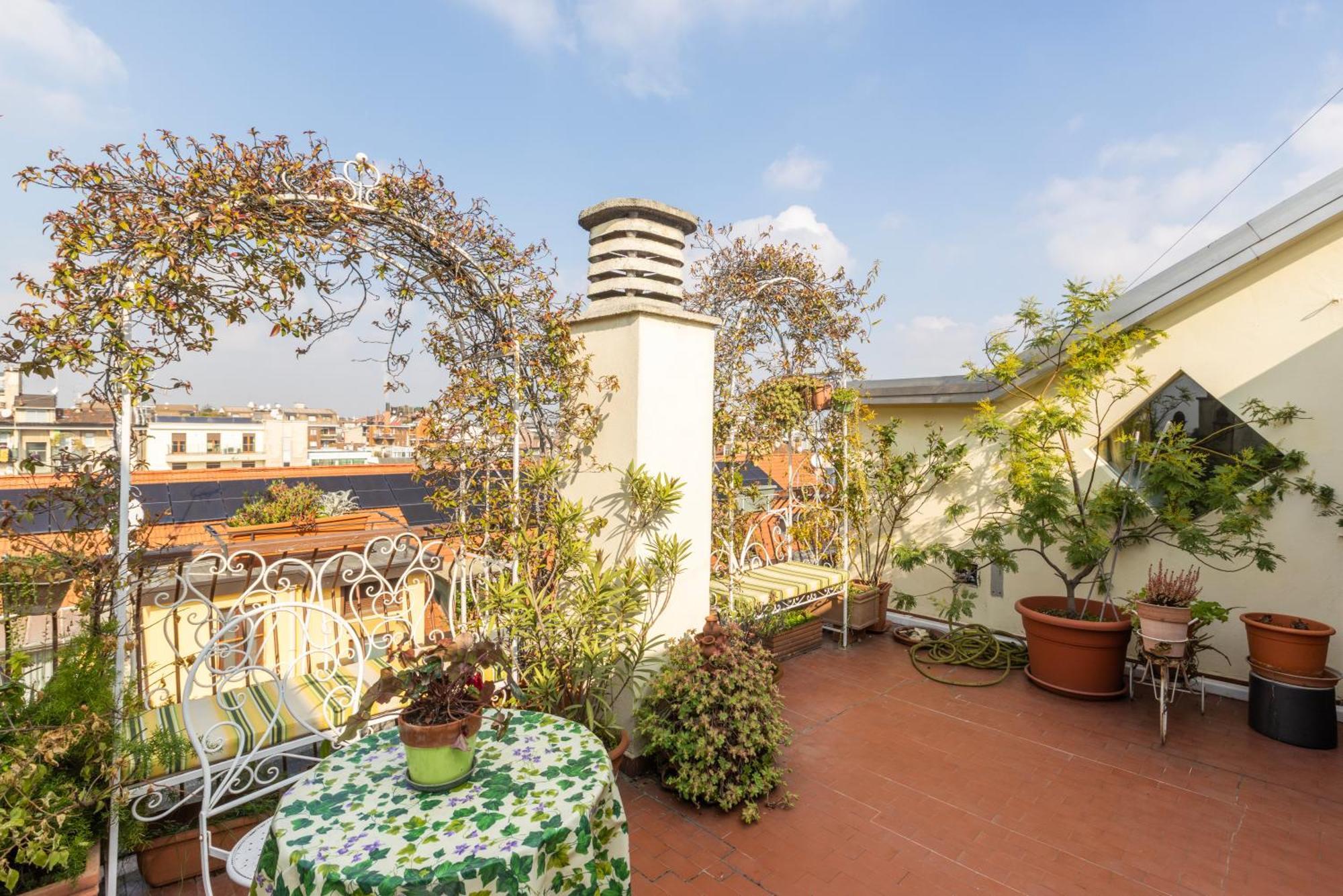 La Design '50s With Botanical Terrace Apartamento Milán
