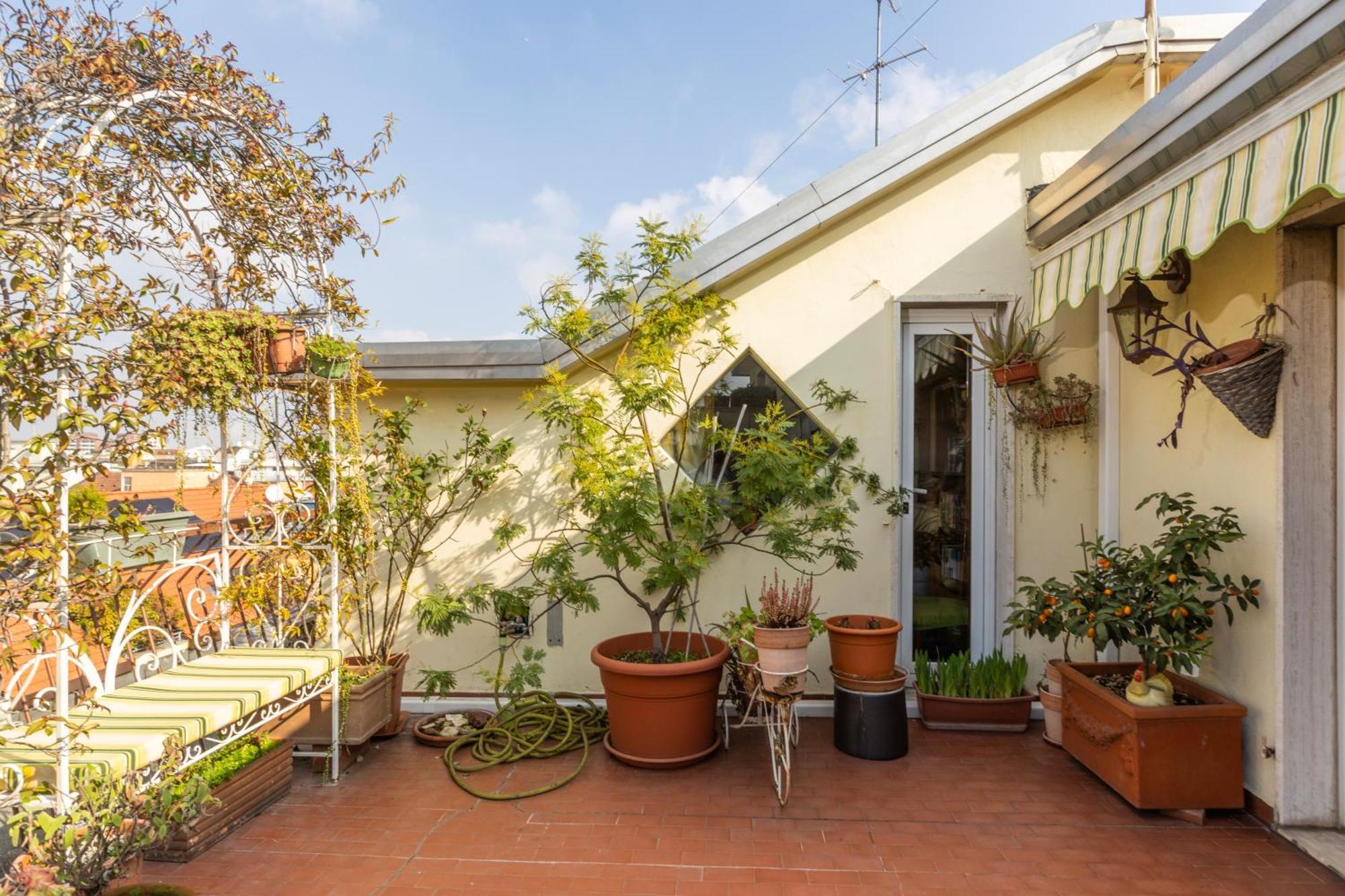 La Design '50s With Botanical Terrace Apartamento Milán